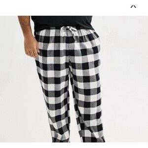 NWT BIG & Tall Sonoma Goods For Life Flannel Drawstring Pajama Pants 4XB